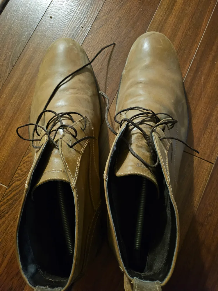 big Sale! Men's Brown Leather Boots image indicator(4)