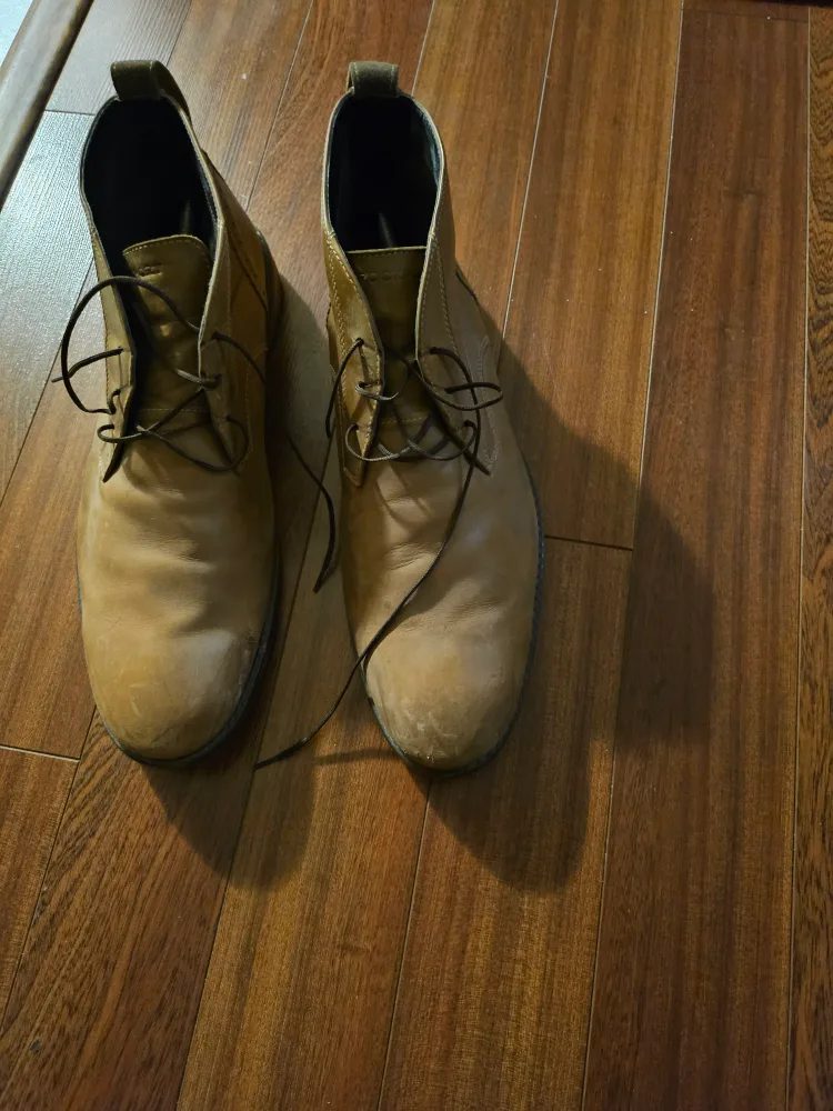 big Sale! Men's Brown Leather Boots image indicator(5)