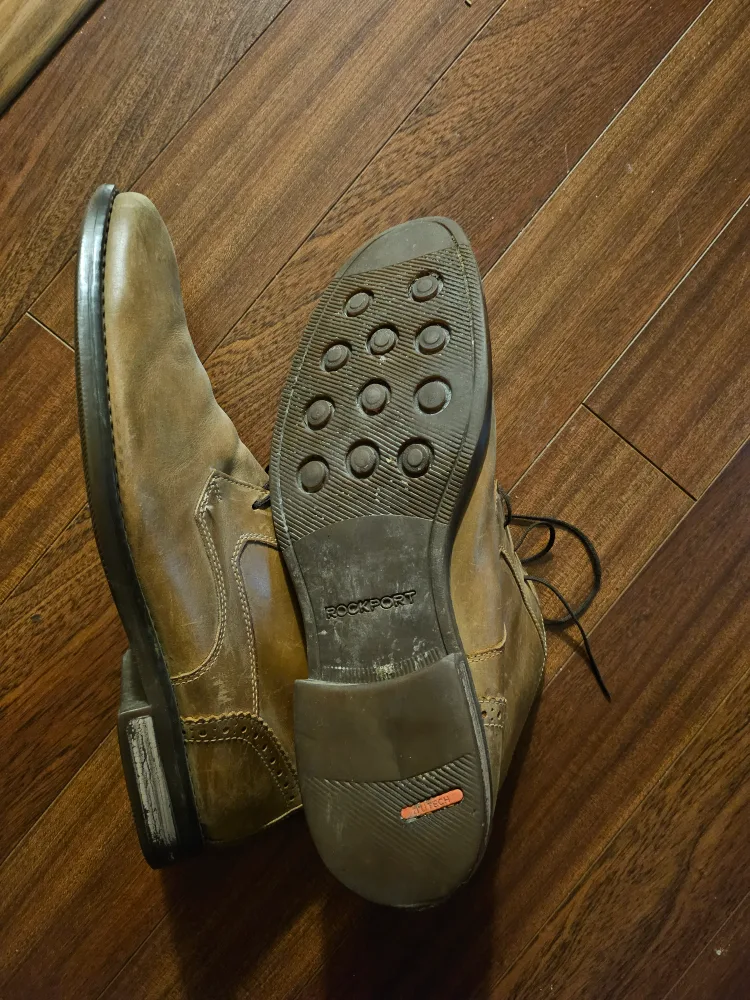 big Sale! Men's Brown Leather Boots image indicator(6)