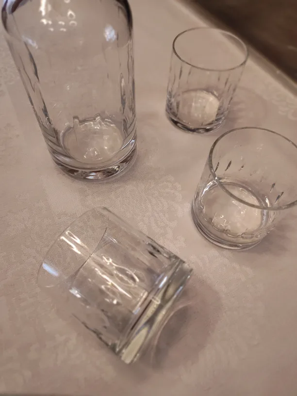 Crystal Decanter Set with Three Glasses image indicator(6)