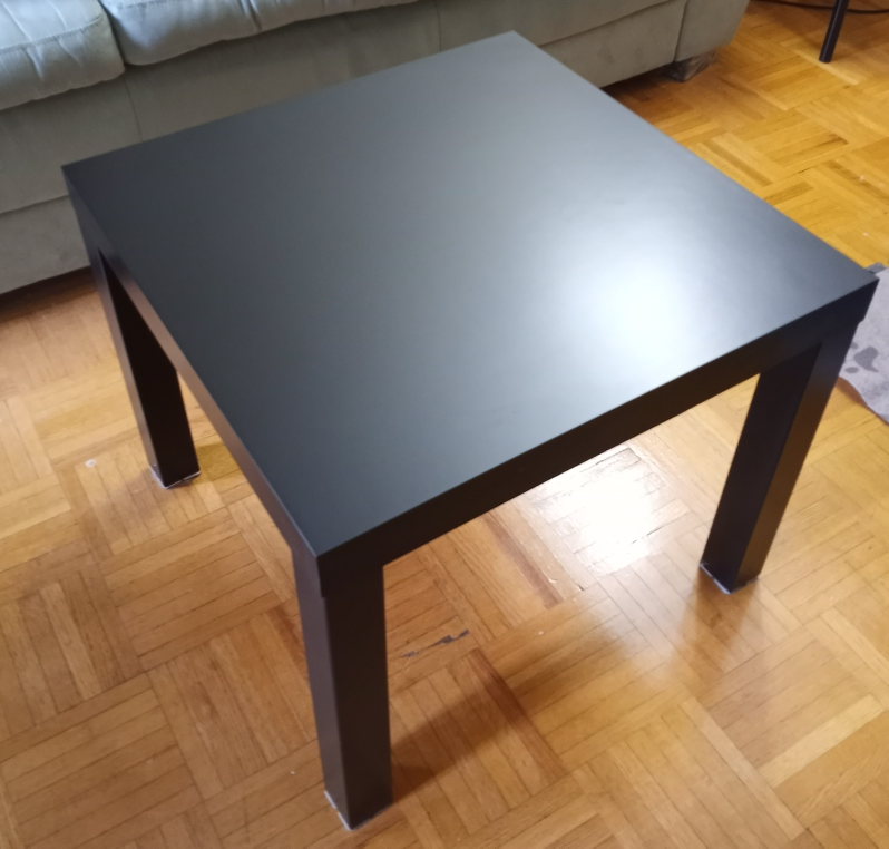 Ikea LACK side table, black