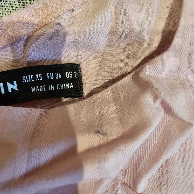 Pink Button-Down Summer Dress, Size XS image indicator(2)