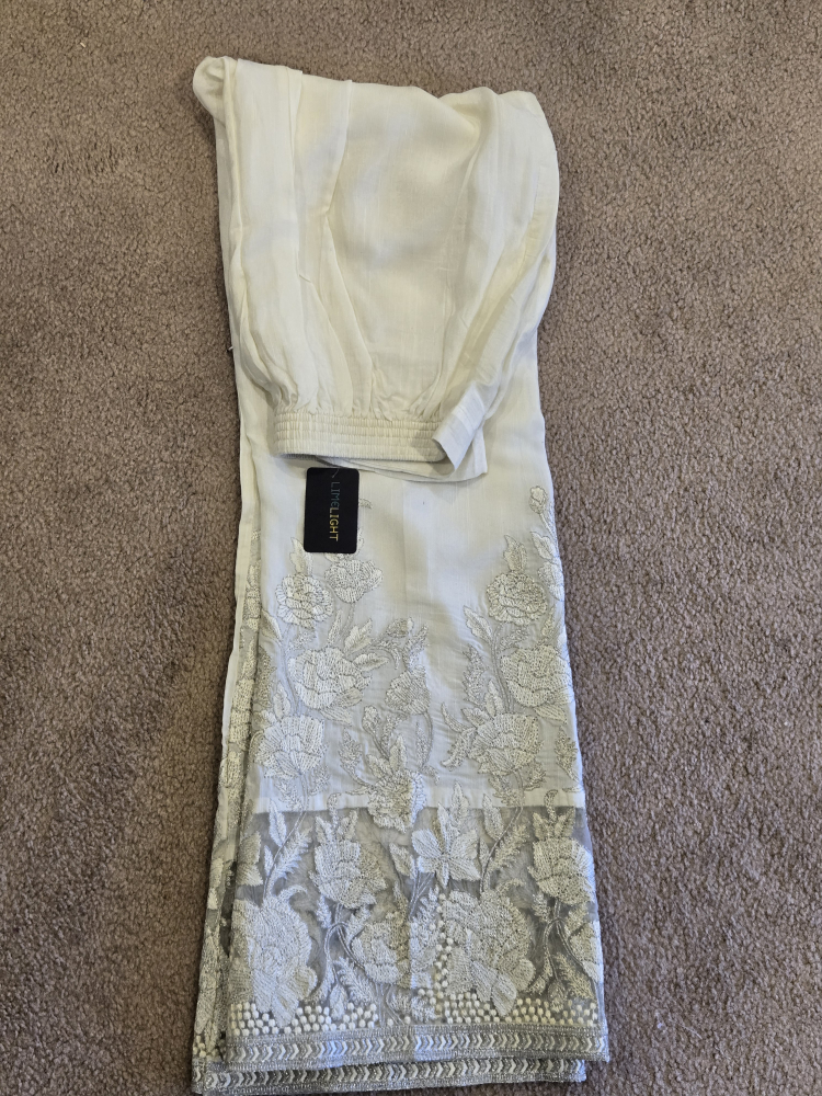 Limelight embroidered pants - off-white - photo 4