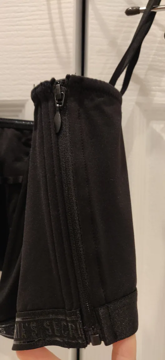 Victoria's Secret Black goth Corset Top image indicator(3)