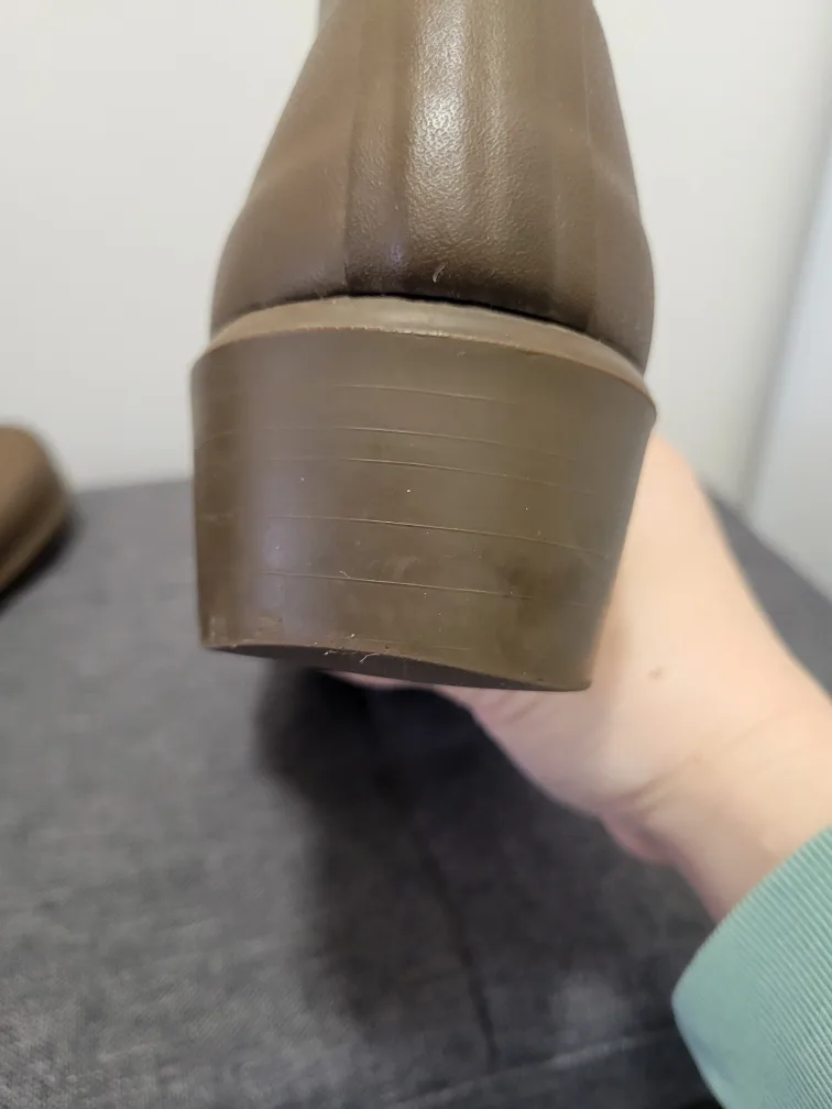 Aigle Brown Ankle Rain Boots image indicator(3)