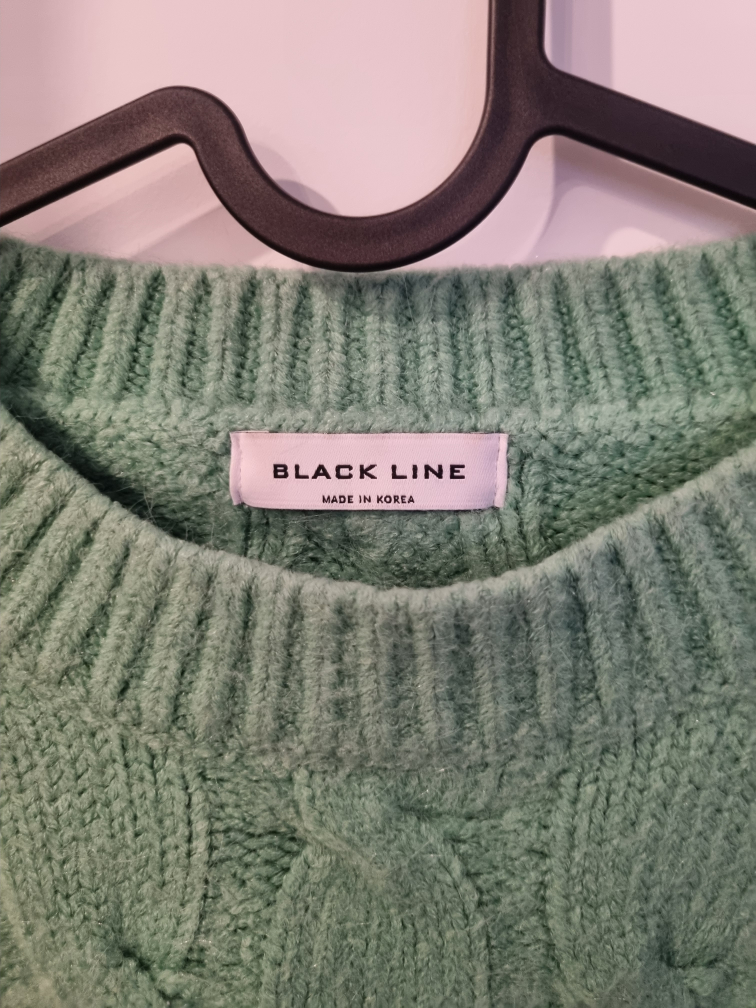 Sage Green Cable Knit Sweater - photo 2