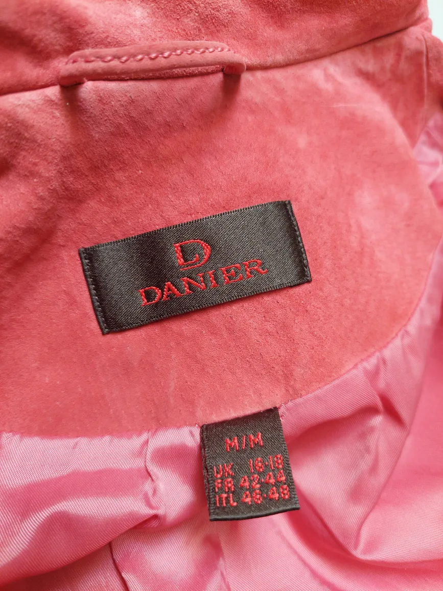 Danier Women's Coral Suede Jacket, Size M/M image indicator(7)