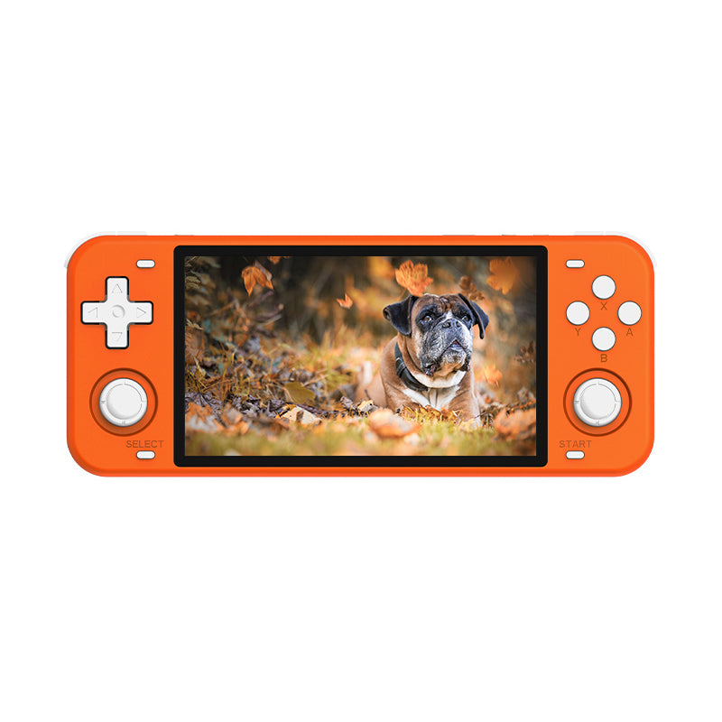 POWKIDDY RGB10 MAX PRO 5 inch Handheld Game Console - Orange