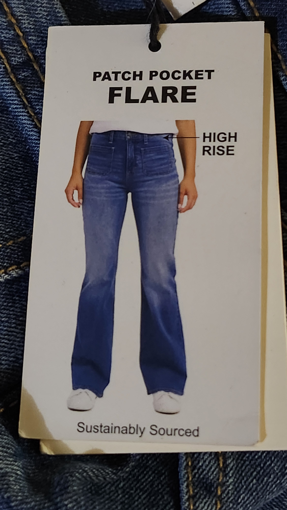 Vintage High Rise Flare Jeans