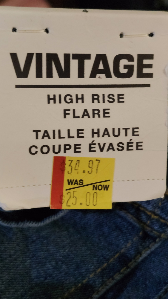 Vintage High Rise Flare Jeans - photo 3