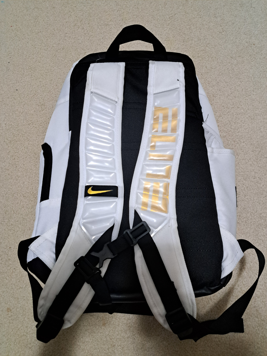 Nike Elite Backpack - White/Black/Gold - photo 2