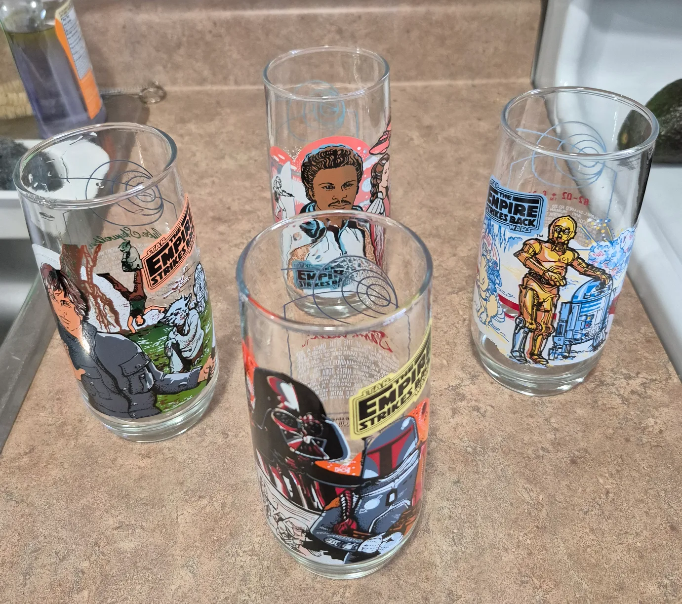 Vintage Star Wars The Empire Strikes Back Glasses (Set of 4) thumbnail