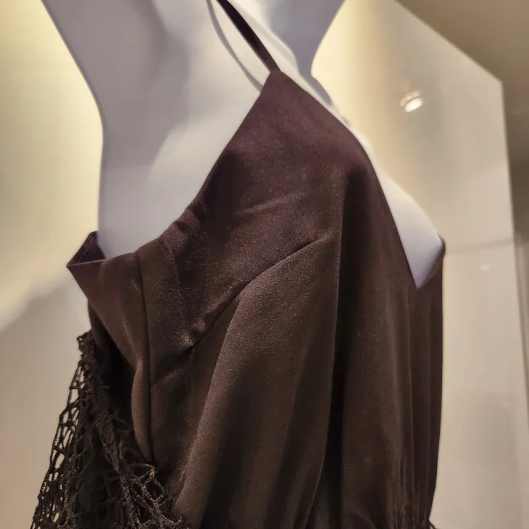 Black Crochet Lace Jumpsuit image indicator(7)