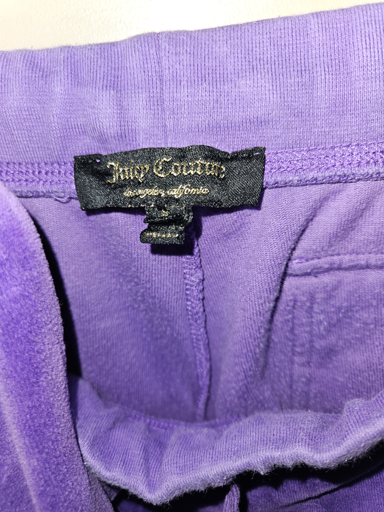 Juicy Couture Girls Velour Tracksuit Purple Size Small - photo 3