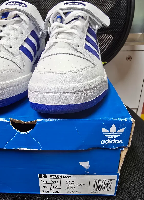 Brand new Adidas Forum Low Blue White in box for sale $129 image indicator(6)
