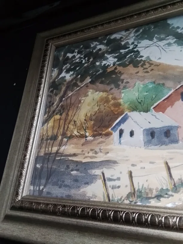 American WC on Paper Signed Edward Garbely w/ Prov image indicator(5)