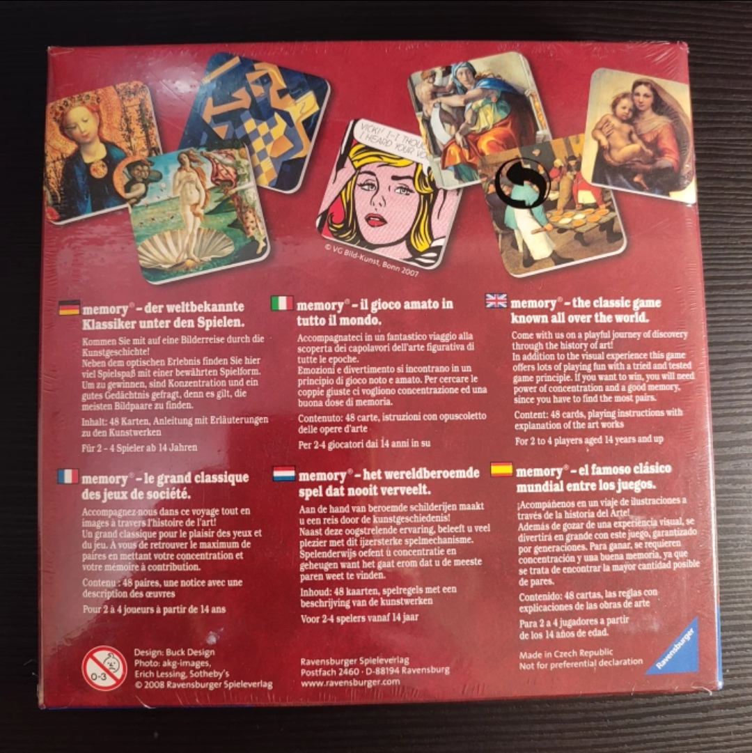 Memory Card Game: History of Art - photo 2