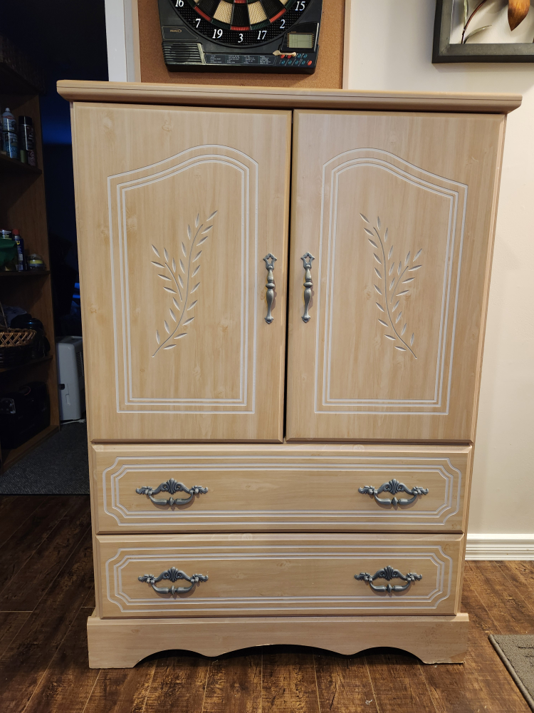 MFB Wooden Armoire with Drawers