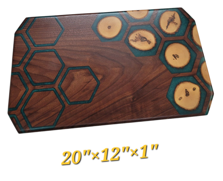 Live Edge Wood Serving /Cutting Board – Various Sizes & Designs - photo 2