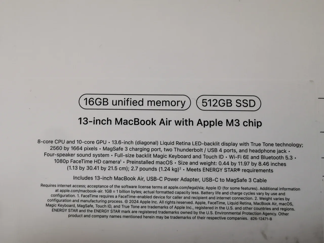 BRAND NEW: 2024 MacBook Air M3 image indicator(2)