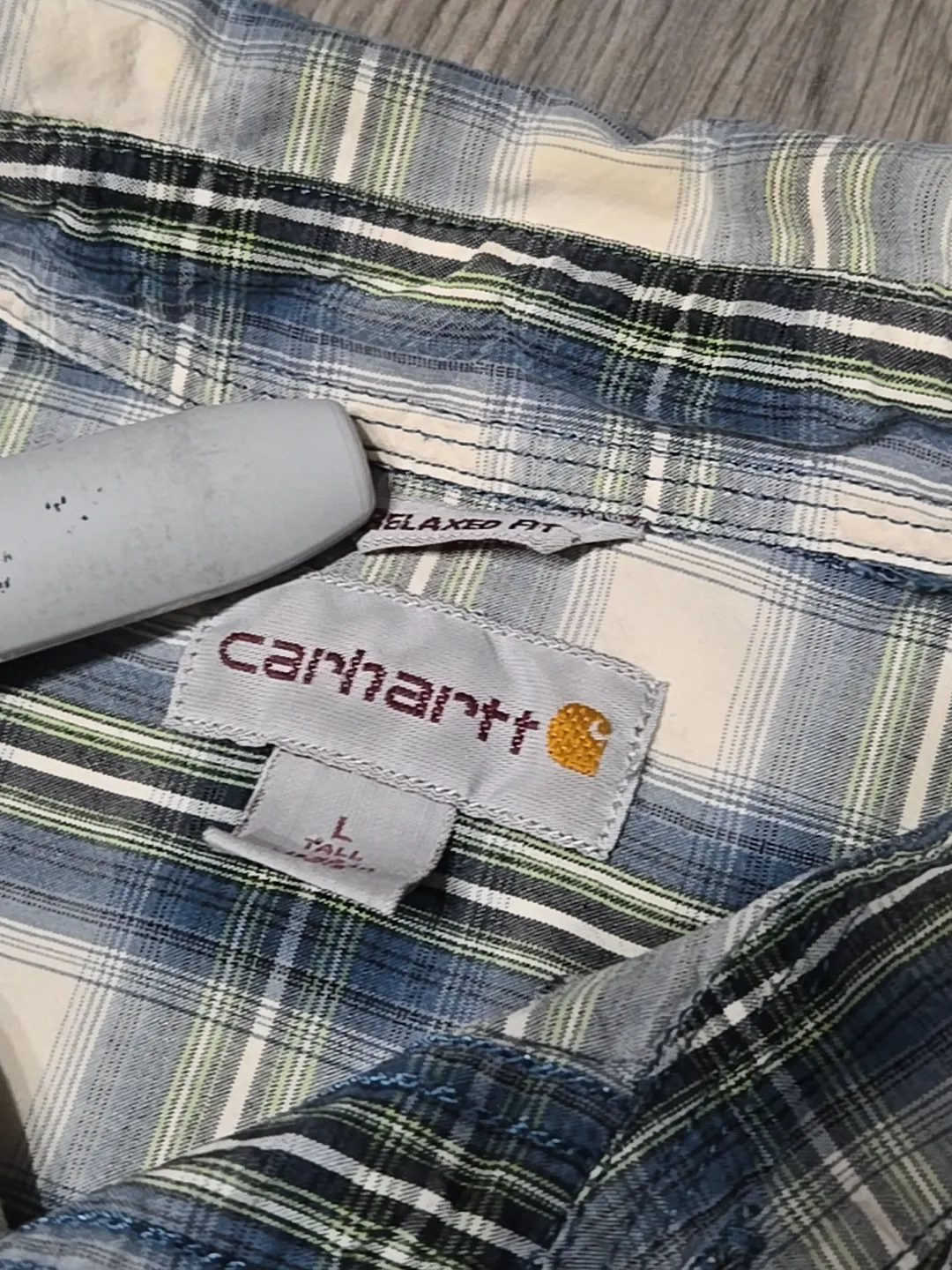 Carhartt Men's Relaxed Fit L Tall Flannel Shirt image indicator(9)