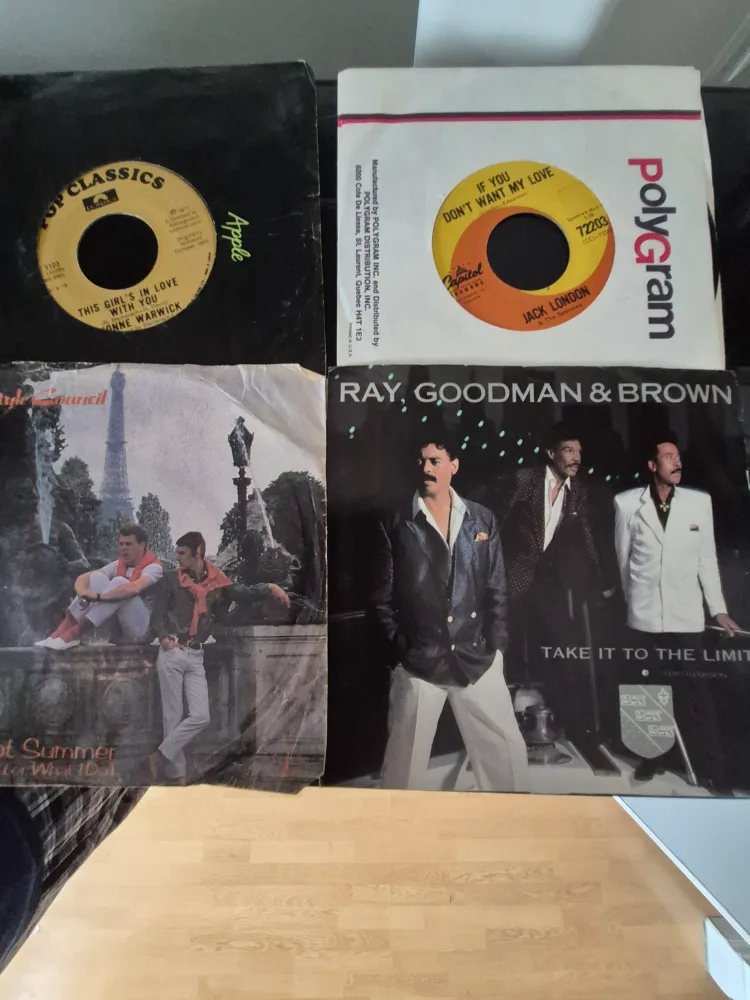 Collection of 45 RPM Vinyl Singles image indicator(4)