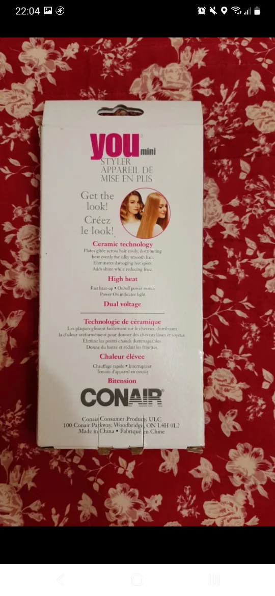 Conair You Mini 2-in-1 Ceramic Styler image indicator(2)