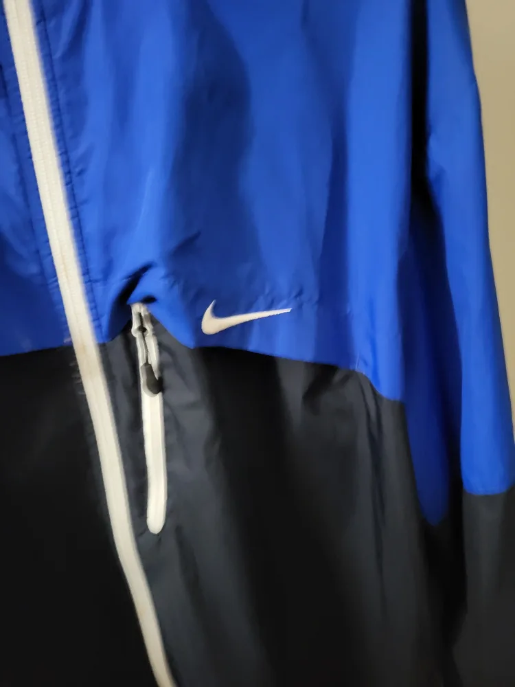 Nike Athletic Dept. Men's XL Blue & Black Windbreaker Jacket image indicator(4)