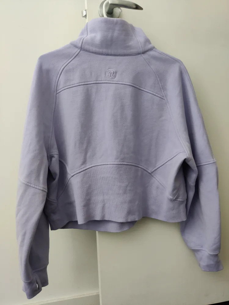 Lululemon Oversized Cropped Funnel Neck Scuba M/L image indicator(2)