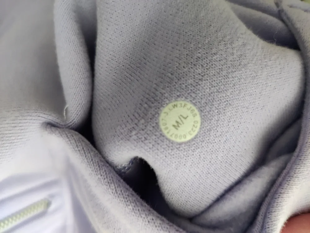 Lululemon Oversized Cropped Funnel Neck Scuba M/L image indicator(3)