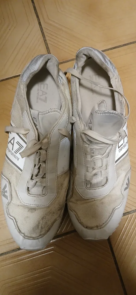 EA7 Emporio Armani White Sneakers - Size US 12 image indicator(3)