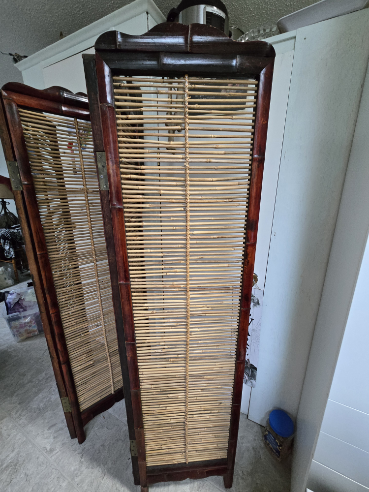 Four Panel Room Divider Screen - photo 2