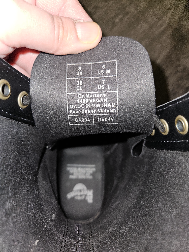 Dr. Martens 1490 Vegan Boots - Size 6M US - photo 3