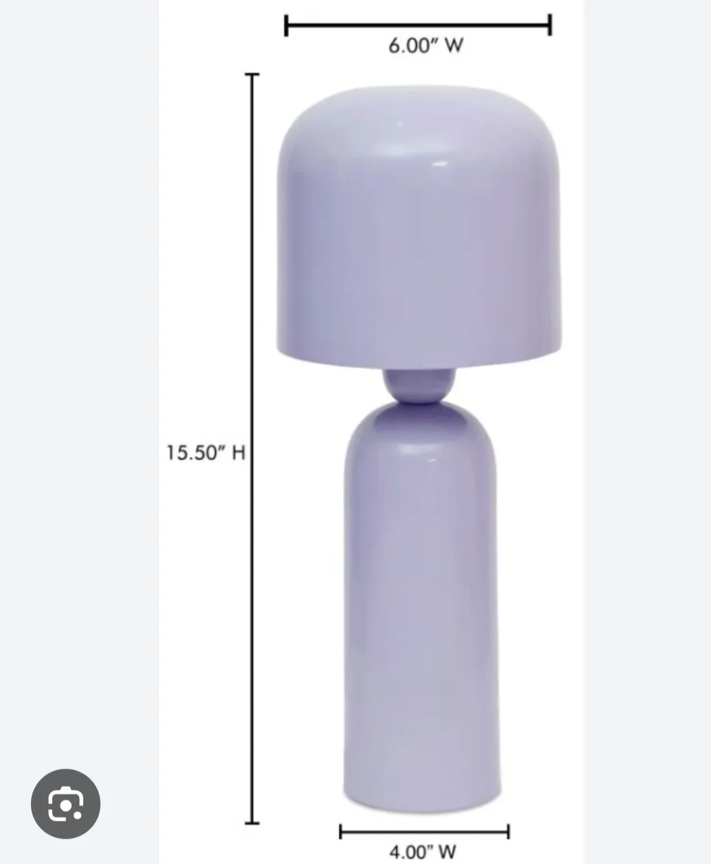 Pair of Moe's Echo Gloss Table Lamps - Taupe image indicator(9)