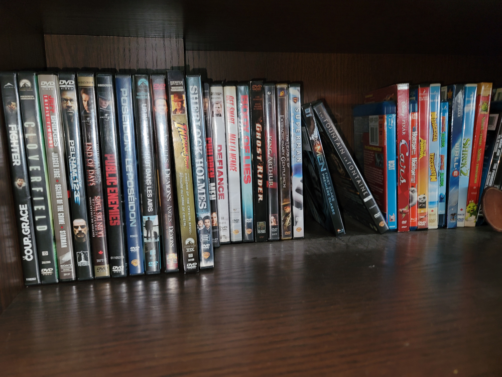 DVD and Blu-ray Movie Collection