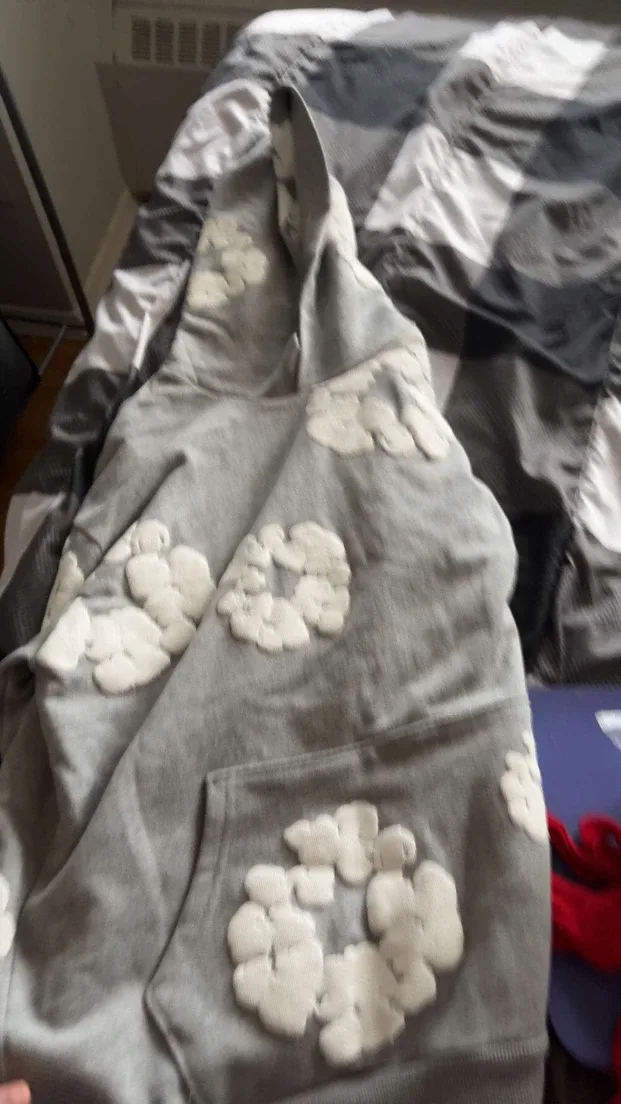 Denim Tears Grey Hoodie Medium thumbnail
