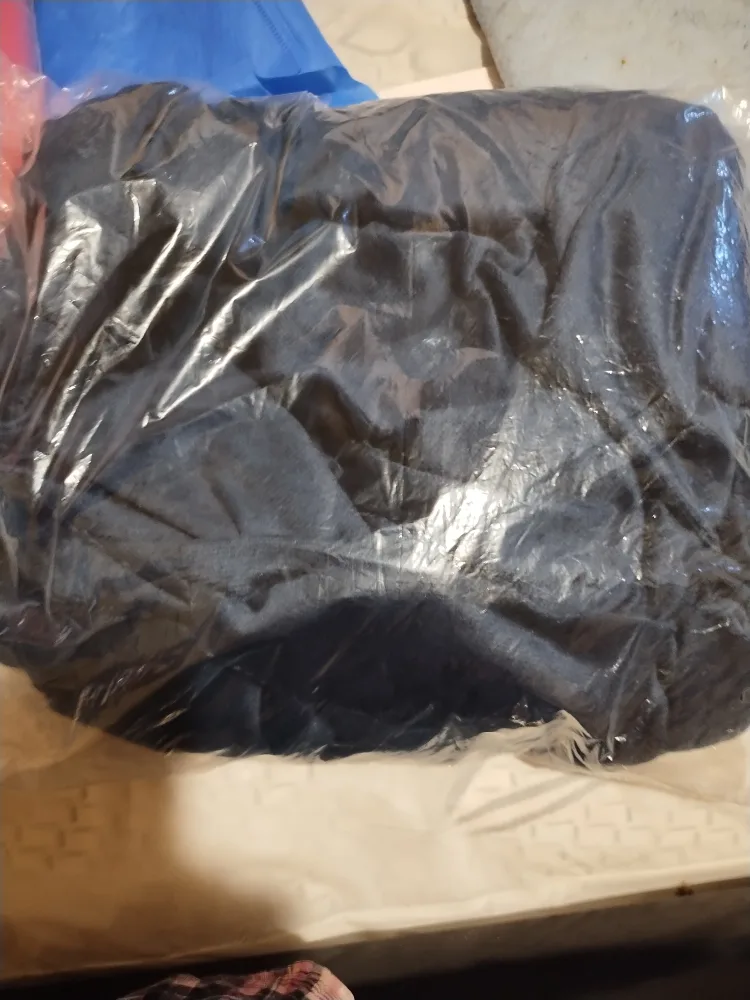 New Navy Blue Fleece fitted full/double sheet image indicator(2)