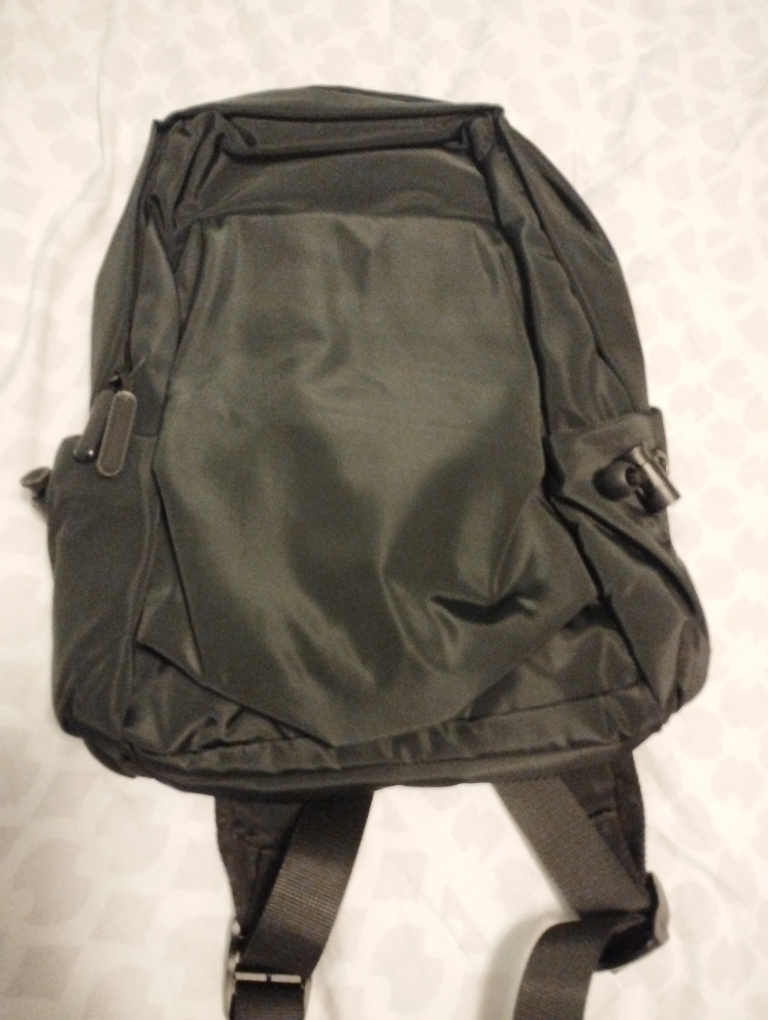 Unisex Black Backpack, Small Size