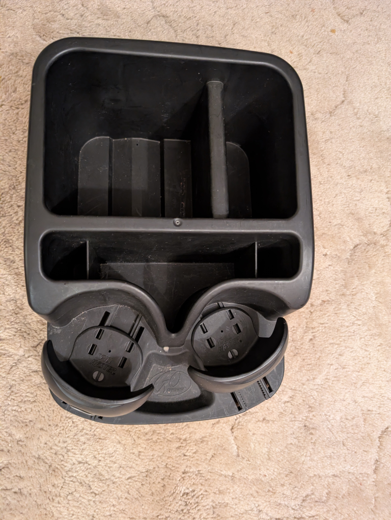 Adjustable Locking Drink Holder Seat Console - photo 2