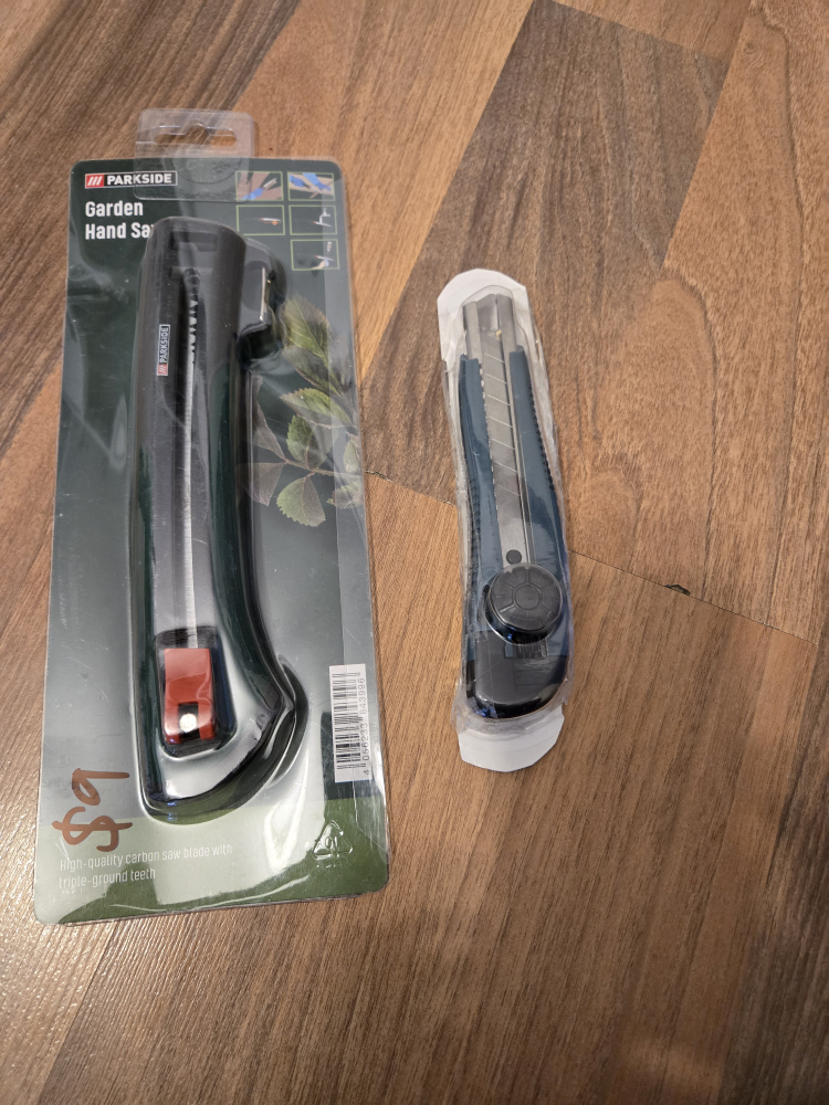 Parkside Garden Hand Saw and Utility Knife