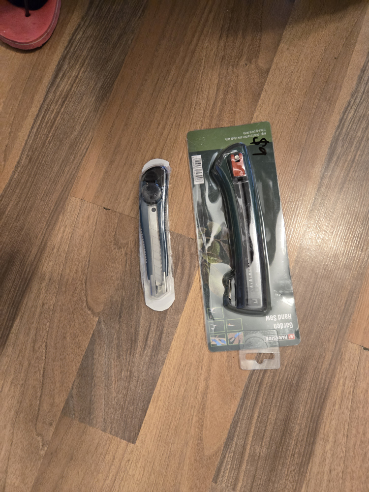 Parkside Garden Hand Saw and Utility Knife - photo 2