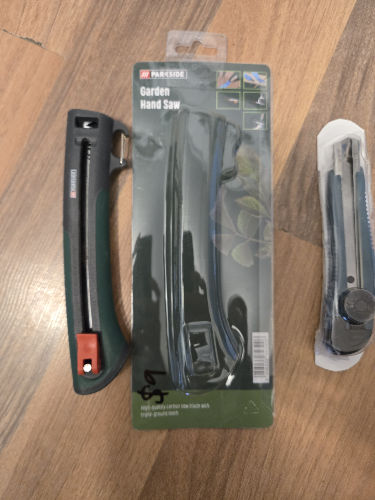 Parkside Garden Hand Saw and Utility Knife - photo 5