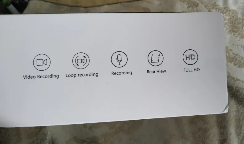 Dual Lens HD DVR Dashcam with 32GB Card image indicator(3)