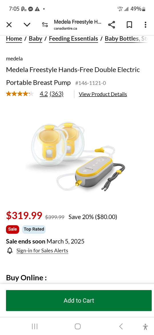 **brand new** Medela Freestyle Hands-Free Double Breast Pump - photo 4