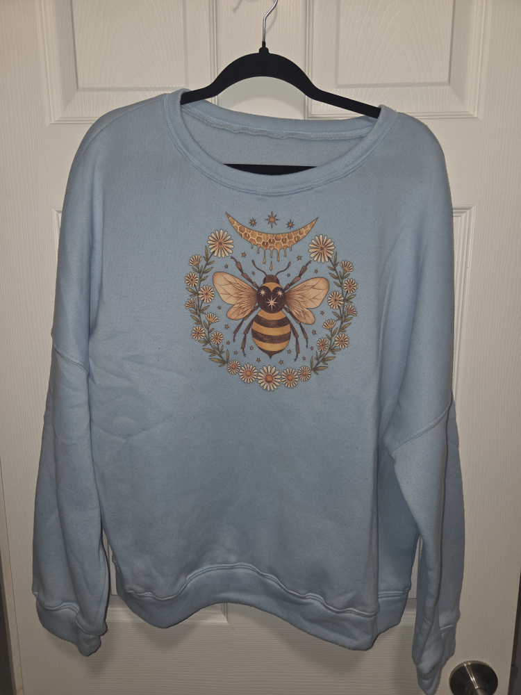 Light Blue Bee Sweatshirt