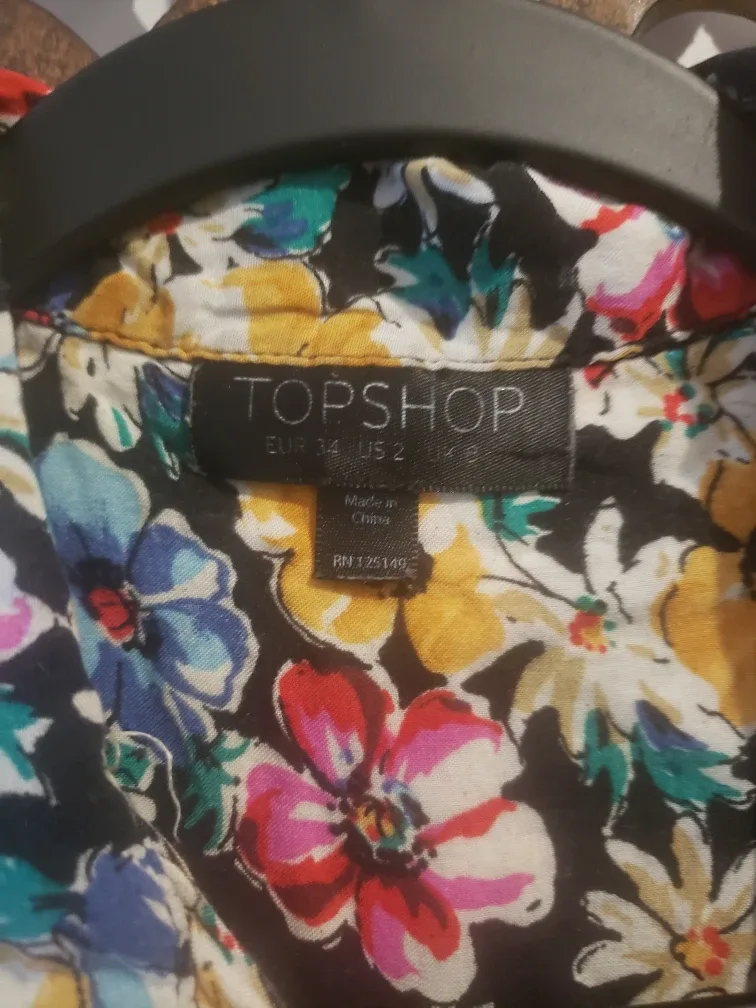 Topshop Floral Romper image indicator(6)
