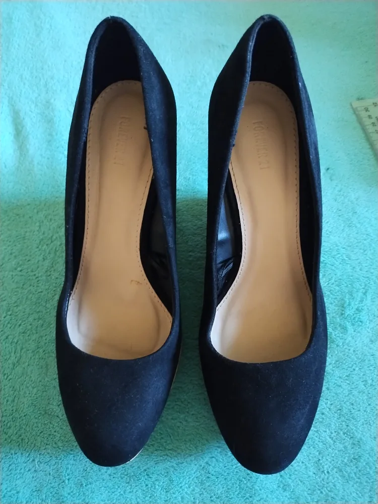 Black Suede Wedge Heels image indicator(5)