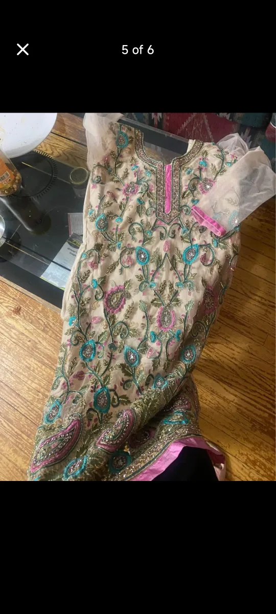 Five Gorgeous Embroidered Sarees image indicator(6)