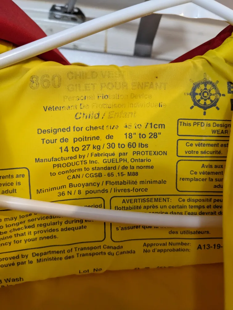 life Jacket for kid 30-60 lbs image indicator(6)