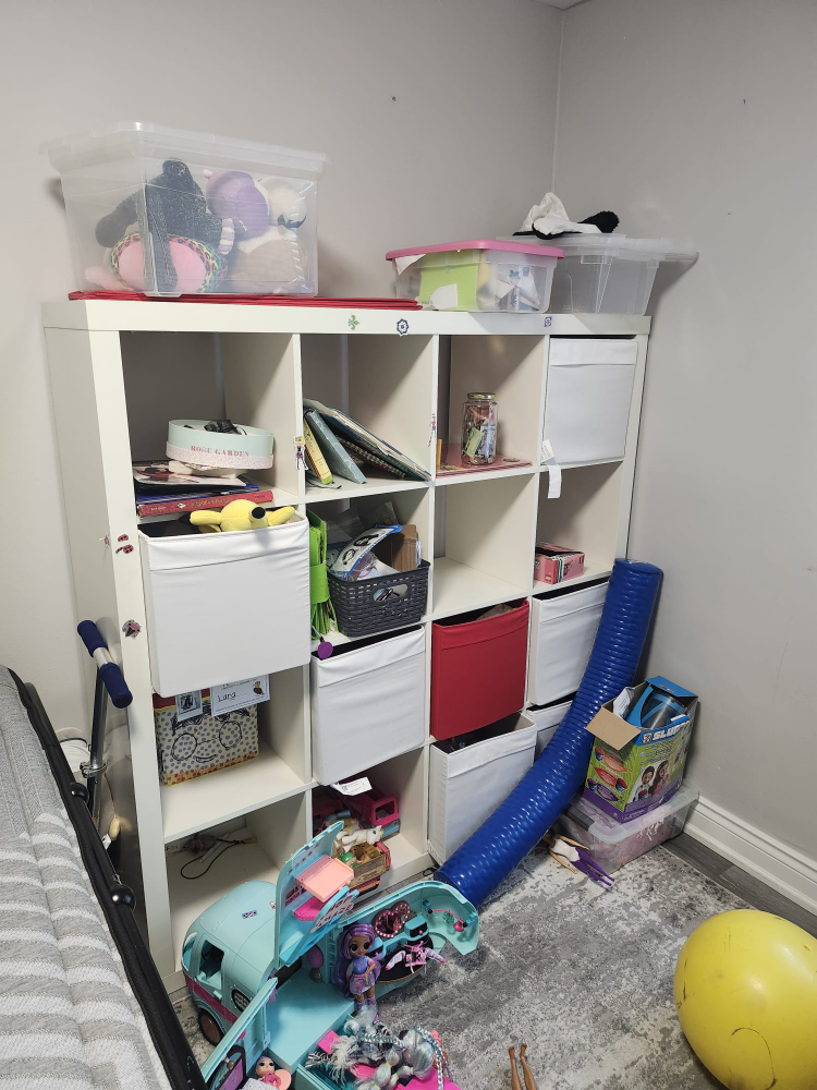 IKEA Kallax White Shelving Unit
